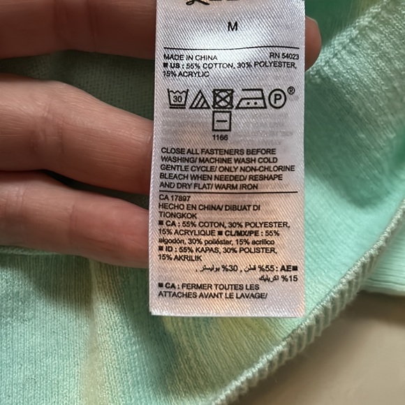 Sea foam green Old Navy cardigan - Picture 4 of 4